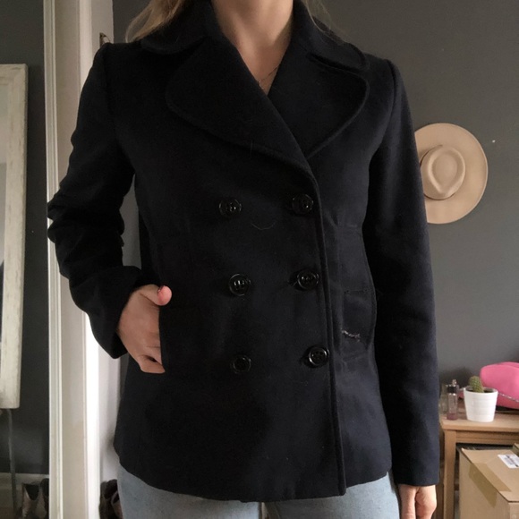 Navy blue Forever 21 Coat - Picture 4 of 8